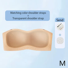 Load image into Gallery viewer, Wireless Strapless Bra For Women Anti Slip Seamless Small Bust Gathered Back Smoothing Invisible Thin Summer Daily Underwear