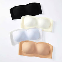 Load image into Gallery viewer, Wireless Strapless Bra For Women Anti Slip Seamless Small Bust Gathered Back Smoothing Invisible Thin Summer Daily Underwear