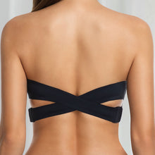 Load image into Gallery viewer, Women's Strapless Silk Bra Seamless Wire Free Push Up Invisible Anti Slip Crossed Tape Beauty Back Underwear