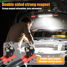 Load image into Gallery viewer, Magnetic Rechargeable Super Bright LED Work Light 4 Lighting Modes Auto Repair Light Magnetic Car Work Lights Free Adjustment Inspection Light