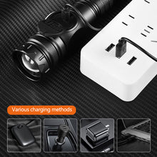 Load image into Gallery viewer, 10000000LM Strong Power Outdoor Zoom Lantern Flashlights USB Rechargeable Magnetic Tactical Torch With COB Side Light Camping Fishing Flashlight
