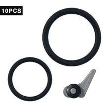 Load image into Gallery viewer, 10PCS Hook Keeper for Fishing Rod with Silicone Ring Plastic Lure Hook Fixer Portable Fishing Accessory
