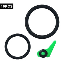 Load image into Gallery viewer, 10PCS Hook Keeper for Fishing Rod with Silicone Ring Plastic Lure Hook Fixer Portable Fishing Accessory
