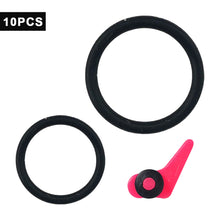 Load image into Gallery viewer, 10PCS Hook Keeper for Fishing Rod with Silicone Ring Plastic Lure Hook Fixer Portable Fishing Accessory