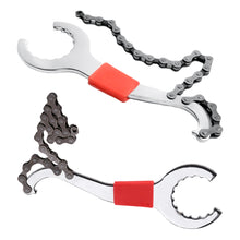Load image into Gallery viewer, 3-in-1 Bicycle Integrated Bottom Bracket Wrench Cassette Lockring Fixing Wrench Derailleur Hanger Alignment Wrench Bicycle Repair Tools