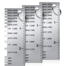 Load image into Gallery viewer, Weld Inspection Gauge High Precision Thickness Gauge Stainless Steel Welding Gauge Factory and Industrial Inspection Tool