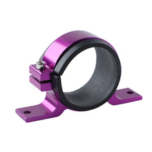 Load image into Gallery viewer, Aluminum Universal Car Fuel Filter Mounting Bracket Oil Gas Fuel Pump Clamp Holder Universal Single Filter Clamp Cradle 60mm