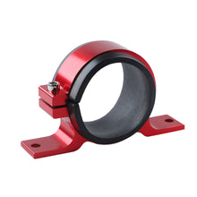 Load image into Gallery viewer, Aluminum Universal Car Fuel Filter Mounting Bracket Oil Gas Fuel Pump Clamp Holder Universal Single Filter Clamp Cradle 60mm
