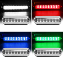 Load image into Gallery viewer, 60W 42LED Marine Boat Light Waterproof Underwater Courtesy Light Sailboats Pontoon Transom Light Stair Deck Side Light