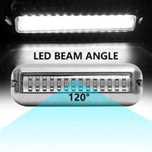 Load image into Gallery viewer, 60W 42LED Marine Boat Light Waterproof Underwater Courtesy Light Sailboats Pontoon Transom Light Stair Deck Side Light
