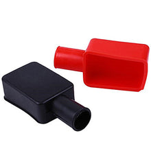Load image into Gallery viewer, 2Pcs Rubber Car Motorcycles Battery Negative Positive Terminal Cover Cap Boot Battery Wire Connectors Caps Protection Insulate Case