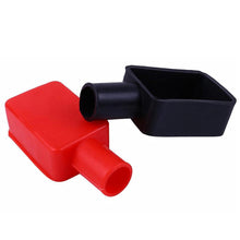 Load image into Gallery viewer, 2Pcs Rubber Car Motorcycles Battery Negative Positive Terminal Cover Cap Boot Battery Wire Connectors Caps Protection Insulate Case