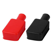 Load image into Gallery viewer, 2Pcs Rubber Car Motorcycles Battery Negative Positive Terminal Cover Cap Boot Battery Wire Connectors Caps Protection Insulate Case