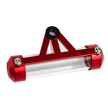 Load image into Gallery viewer, Universal Waterproof Alloy Motorcycle Scooter Tube Tax Disc Cylindrical Holder Frame General Motorbike Label Tax Single Pipe 115mm