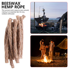Load image into Gallery viewer, 4/10pcs Outdoor Camping Survival Fire Starter Wick Hemp Cord Camping Lighter Hemp Fire Starters Outdoor Wick Ropes Survival Tools