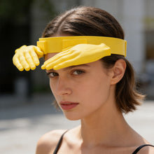 Load image into Gallery viewer, 3D Printed Funny Palm Sized Sun Hat Hands Free Adjustable Summer Novelty Cap Creative Gag Gift for Beach Party & Outdoor Travel