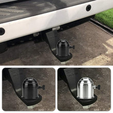 Load image into Gallery viewer, 50mm Car Trailer Tow Bar Ball Cover Cap Lockable Key Towing Hitch Trailer Protector Cap Plastic Truck Car Prevent Loose Fall