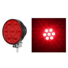 Load image into Gallery viewer, 7LED Work Light 12V-80V Strobe Warning Lamp with Flood Beam Waterproof Reverse Backup Tail Light for Truck Off-Road Excavator Tractor