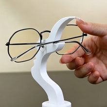 Load image into Gallery viewer, 3D Printed Minimalist Human Profile Eyeglass Holder Creative Side Face Glasses Stand Line Art Desktop Decor Ornament