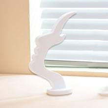 Load image into Gallery viewer, 3D Printed Minimalist Human Profile Eyeglass Holder Creative Side Face Glasses Stand Line Art Desktop Decor Ornament