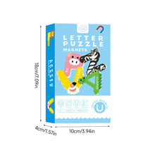 Load image into Gallery viewer, Kids Magnetic Stickers Puzzle Letters Numbers Fruits Dinosaur Animal Traffic Refrigerator Early Education Educational Toys