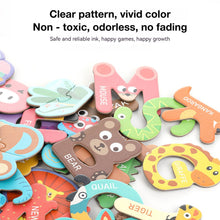 Load image into Gallery viewer, Kids Magnetic Stickers Puzzle Letters Numbers Fruits Dinosaur Animal Traffic Refrigerator Early Education Educational Toys
