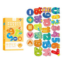 Load image into Gallery viewer, Kids Magnetic Stickers Puzzle Letters Numbers Fruits Dinosaur Animal Traffic Refrigerator Early Education Educational Toys