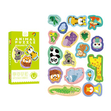 Load image into Gallery viewer, Kids Magnetic Stickers Puzzle Letters Numbers Fruits Dinosaur Animal Traffic Refrigerator Early Education Educational Toys