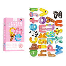 Load image into Gallery viewer, Kids Magnetic Stickers Puzzle Letters Numbers Fruits Dinosaur Animal Traffic Refrigerator Early Education Educational Toys