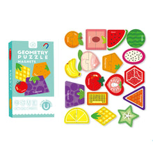Load image into Gallery viewer, Kids Magnetic Stickers Puzzle Letters Numbers Fruits Dinosaur Animal Traffic Refrigerator Early Education Educational Toys