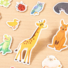 Load image into Gallery viewer, Kids Interactive Busy Book Animal Vehicle Sticker Matching Number Cognitive Early Education Activity Book
