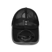 Load image into Gallery viewer, Solar Powered Baseball Cap with Fan USB Rechargeable Breathable Mesh Adjustable Sun Protection Cooling Hat Summer Outdoor Headwear