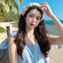 Load image into Gallery viewer, Women Foldable Wide Brim Sun Hat Adjustable UV Protection Breathable Roll-up Portable Outdoor Hiking Fishing Hat
