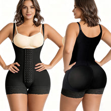 Load image into Gallery viewer, Fajas Colombianas Women High Compression Shapewear Tummy Control Postpartum Slimming Open Crotch Bodysuit Shaper Shorts