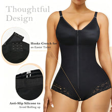 Load image into Gallery viewer, Fajas Colombianas Double Compression Tummy Control Shapewear Zipper Waist Trainer Postpartum Butt Lifter Slimming Body Shaper Bodysuit