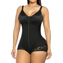 Load image into Gallery viewer, Fajas Colombianas Double Compression Tummy Control Shapewear Zipper Waist Trainer Postpartum Butt Lifter Slimming Body Shaper Bodysuit