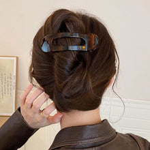 Load image into Gallery viewer, Korean Acetic Acid Leopard Long Hair Clip Spoon Spring Duckbill Clip Women Fashion Hair Accessories Headwear