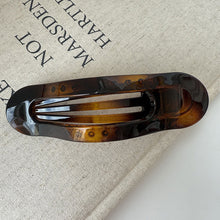 Load image into Gallery viewer, Korean Acetic Acid Leopard Long Hair Clip Spoon Spring Duckbill Clip Women Fashion Hair Accessories Headwear