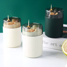 Load image into Gallery viewer, One-Touch Pop-Up Toothpick Holder Toothpick Dispenser for Kitchen Restaurant Home Table Office Desk Dustproof Plastic Toothpick Container