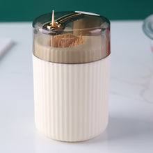 Load image into Gallery viewer, One-Touch Pop-Up Toothpick Holder Toothpick Dispenser for Kitchen Restaurant Home Table Office Desk Dustproof Plastic Toothpick Container