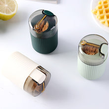 Load image into Gallery viewer, One-Touch Pop-Up Toothpick Holder Toothpick Dispenser for Kitchen Restaurant Home Table Office Desk Dustproof Plastic Toothpick Container