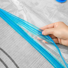 Load image into Gallery viewer, Heavy Duty Vacuum Storage Bags Hand Pump Large Transparent Clothes Quilt Compression Bags for Home Travel Space Saver Organizer