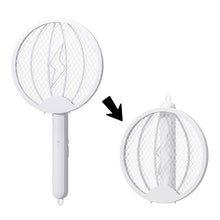 Load image into Gallery viewer, Foldable USB Rechargeable Electric Mosquito Swatter with UV Mosquito Attracting Light Household Mosquito Killer