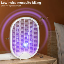 Load image into Gallery viewer, 3 In 1 Foldable Built-in Battery USB Rechargeable Electric Mosquito Swatter Three Layer Protective Net Household