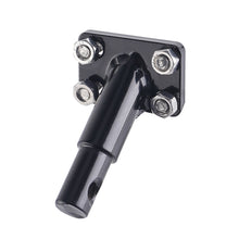 Load image into Gallery viewer, Bike Trailer Coupler With Buckle Durable Metal Practical Bicycle Attachment Hitch Angled Elbow Towing Head Mounting Adapter