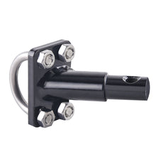 Load image into Gallery viewer, Bike Trailer Coupler With Buckle Durable Metal Practical Bicycle Attachment Hitch Angled Elbow Towing Head Mounting Adapter