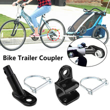 Load image into Gallery viewer, Coupler Hitch For Thule Bike Trailer Compatible With Thule Cadence Coaster XT Chariot Cab Chariot Sport Black/Silver