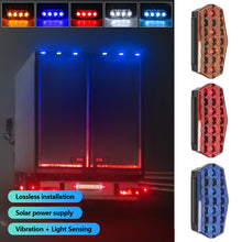 Load image into Gallery viewer, Solar Truck Right Angle Warning Light Smart Light & Vibration Sensor Side Marker for Semi-Trailer Waterproof No Wiring Needed