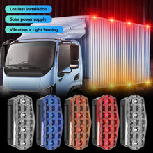 Load image into Gallery viewer, Solar Truck Right Angle Warning Light Smart Light & Vibration Sensor Side Marker for Semi-Trailer Waterproof No Wiring Needed