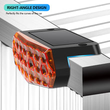Load image into Gallery viewer, Solar Truck Right Angle Warning Light Smart Light & Vibration Sensor Side Marker for Semi-Trailer Waterproof No Wiring Needed